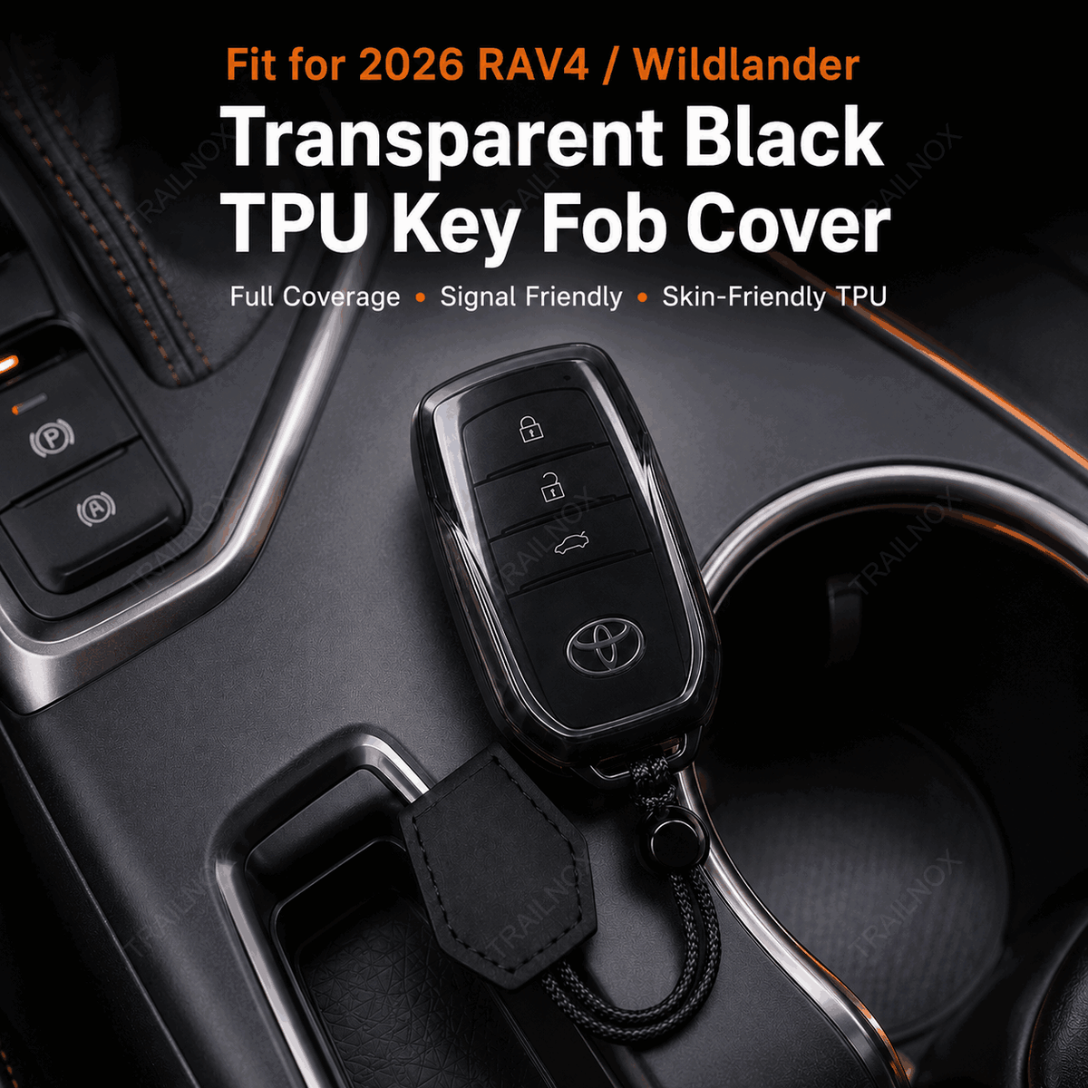 RAV4 TPU Key Fob Cover For Toyota