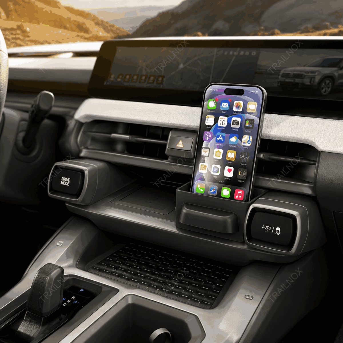 RAV4 Wireless Charger Right Side Storage Box For Toyota