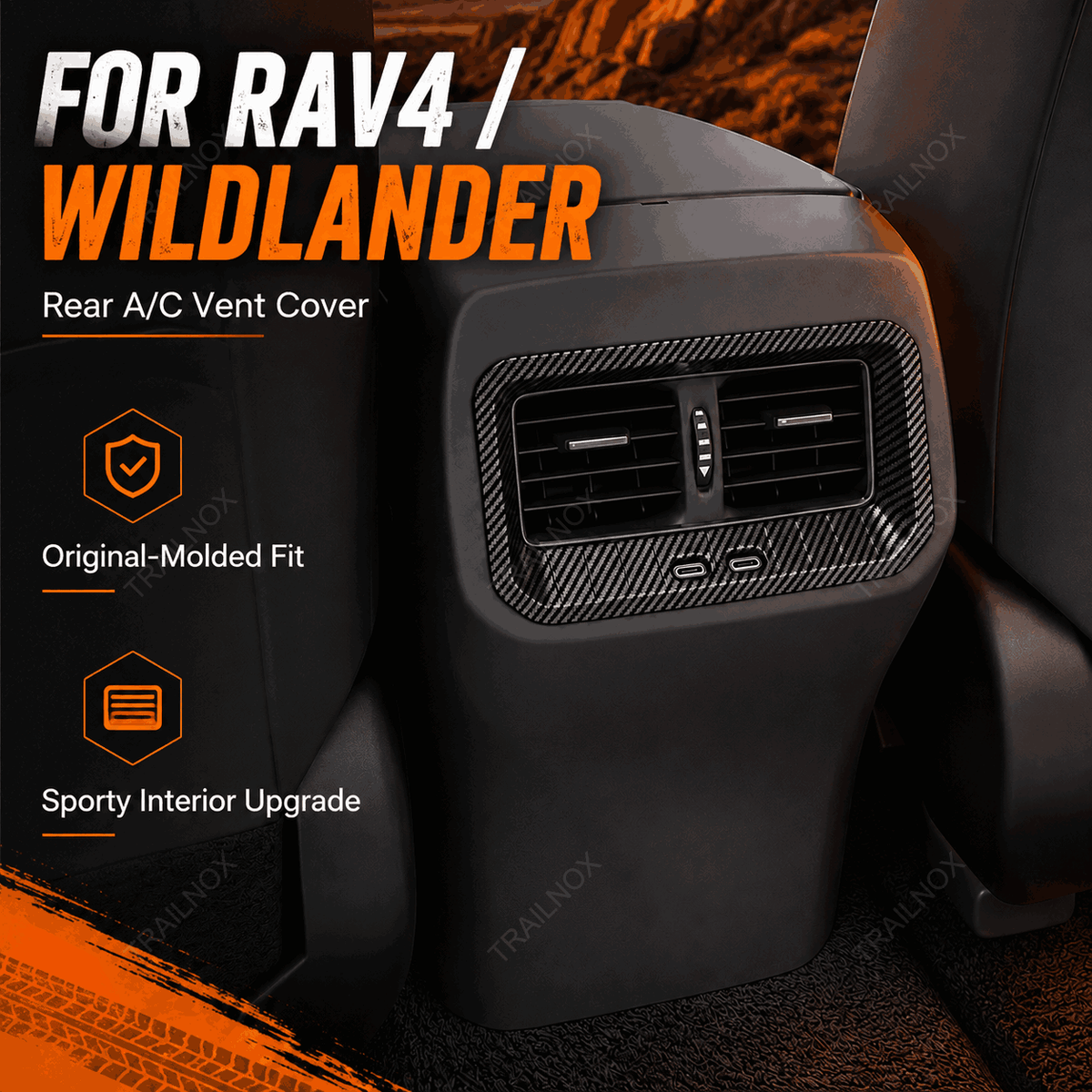 RAV4 Rear Seat AC Vent Cover For Toyota