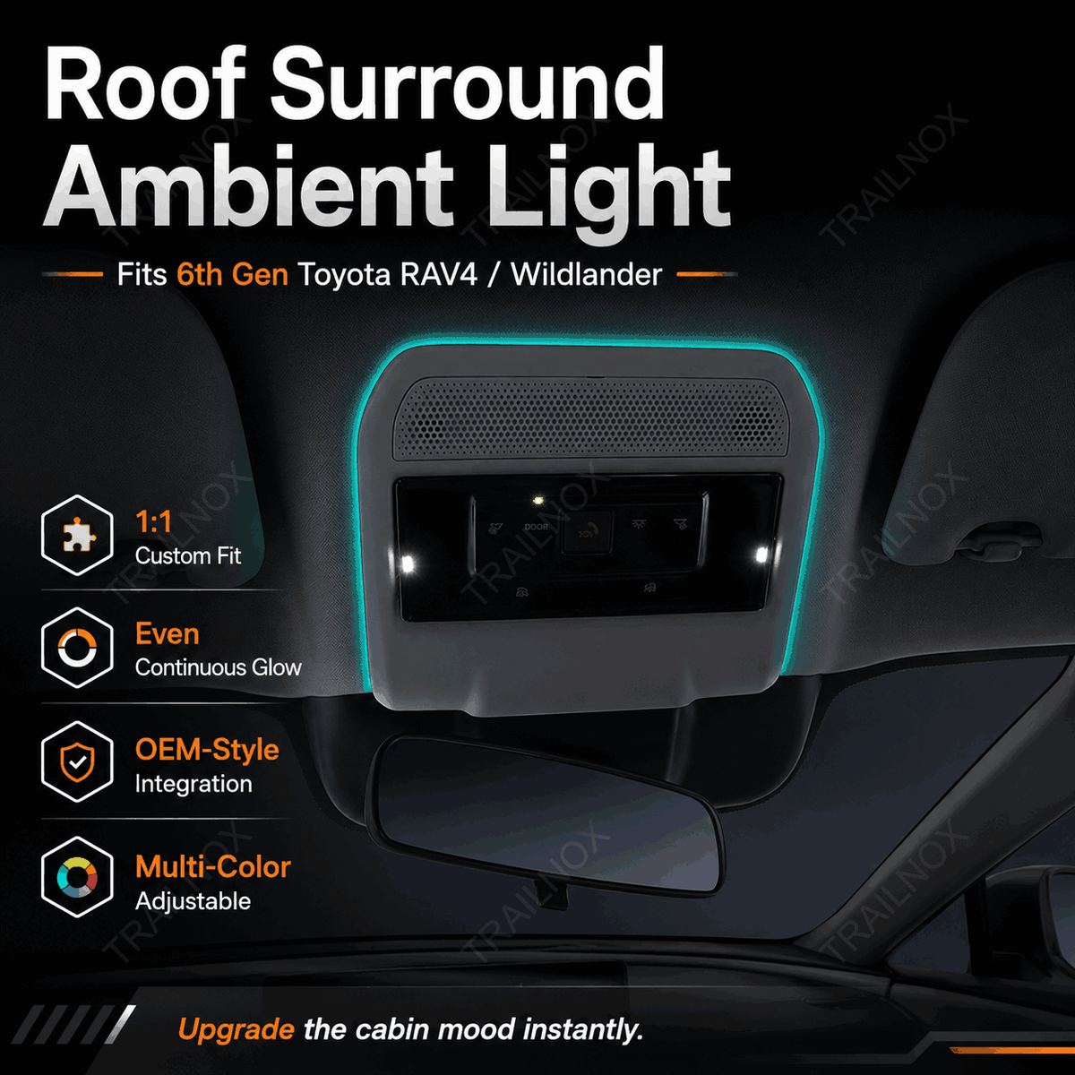 RAV4 Ceiling Ambient Light For Toyota