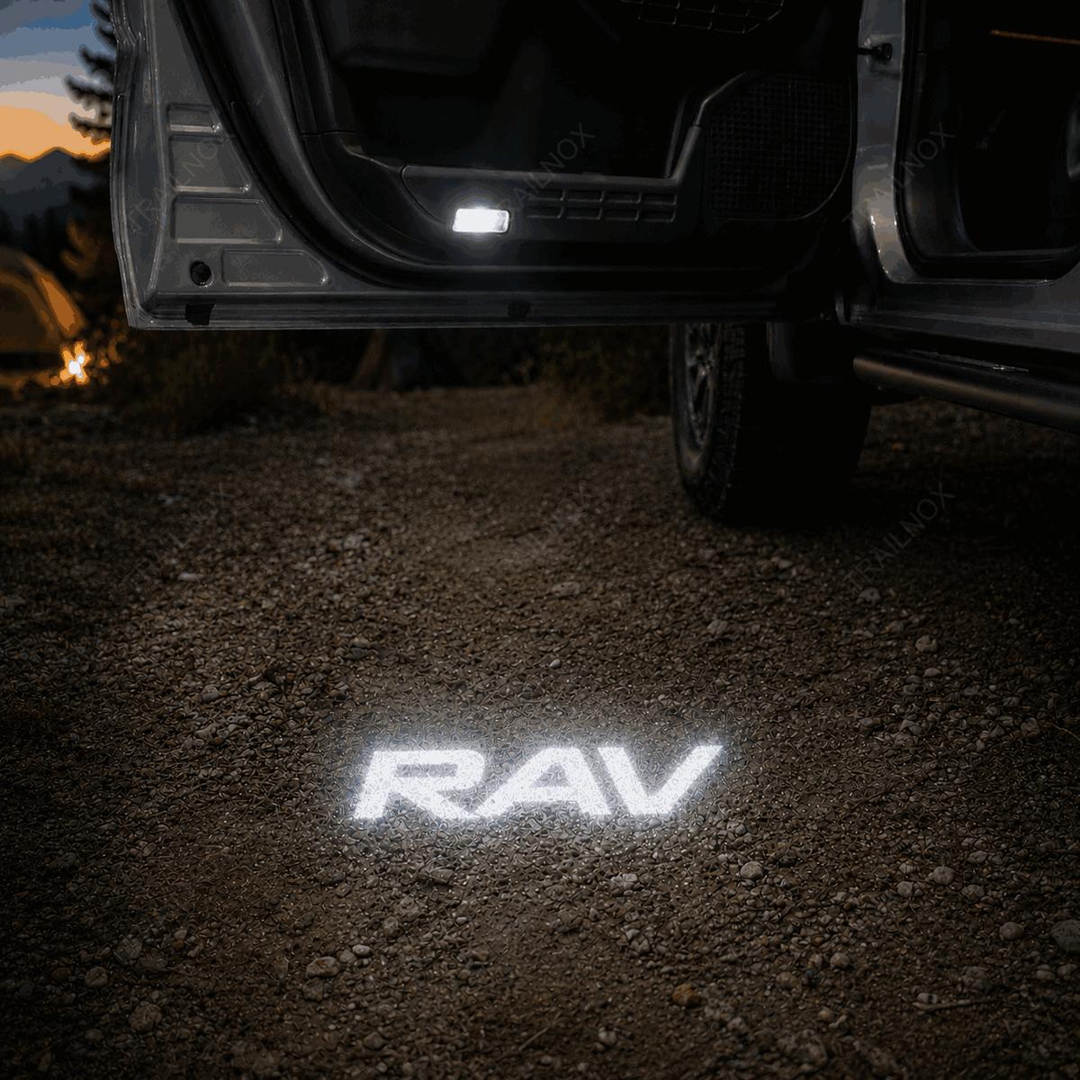 RAV4 LED Puddle Lights Front Door Welcome Lights