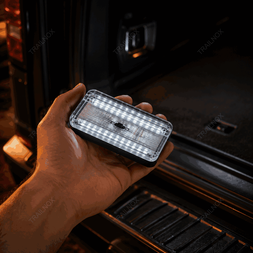 LED Interior Roof Light – Universal Car Dome Lamp with Switch, Van/SUV Interior Reading Light, Trunk/Cargo Light For Toyota
