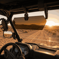 UTV Sun Visor Foldable Anti-Glare Sun Shade Universal Fit for 1.5"-2" Roll Bars